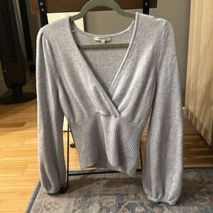 Madewell wrap sweater